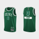 Men's Nike Boston Celtics #0 Jayson Tatum 75th Anniversary City Edition Green NBA Jersey