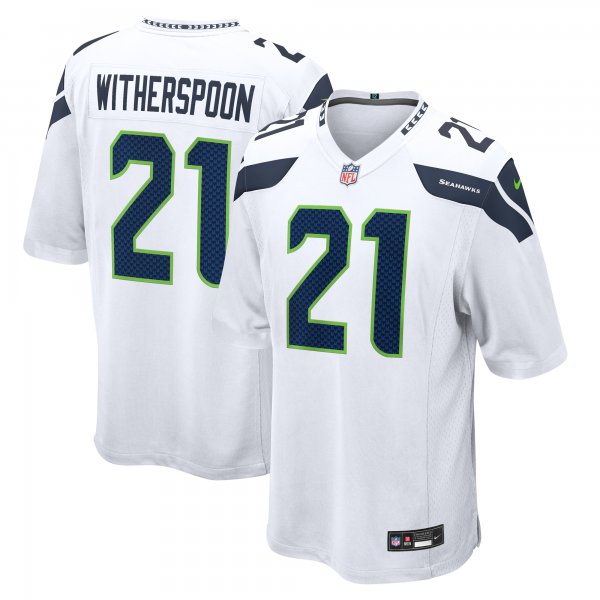 Men's Seattle Seahawks Devon Witherspoon Nike White Away Game Jersey