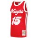 Men's Memphis Grizzlies Vince Carter Mitchell & Ness Red  2015/16 Hardwood Classics Swingman Jersey