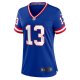 Women's New York Giants Jalin Hyatt Nike  Royal Team Game Jersey