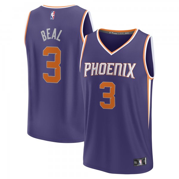 Men's Phoenix Suns Bradley Beal Fanatics Purple Fast Break Player Jersey - Icon Edition