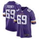 Men's Minnesota Vikings Dan Feeney Nike  Purple Team Game Jersey