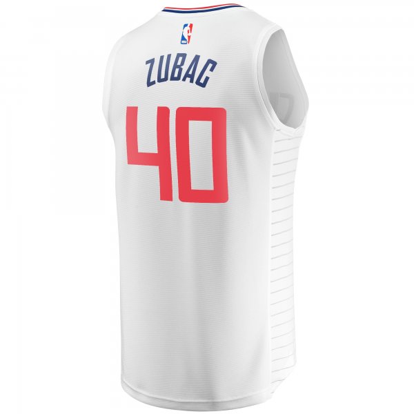 Men's LA Clippers Ivica Zubac Fanatics White Fast Break Player Jersey - Association Edition