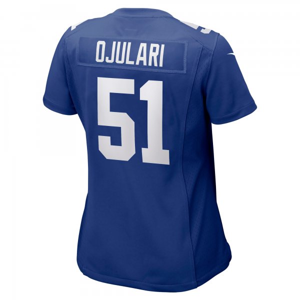 Women's New York Giants Azeez Ojulari Nike Royal Game Player Jersey