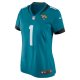 Women's Jacksonville Jaguars Travis Etienne Nike Teal Game Jersey