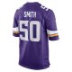 Men's Minnesota Vikings TJ Smith Nike Purple Home Game Player Jersey