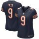 Women's Chicago Bears Nick Foles Nike Navy Game Jersey