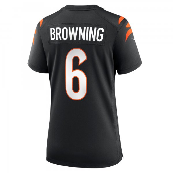 Women's Cincinnati Bengals Jake Browning Nike Black Game Jersey