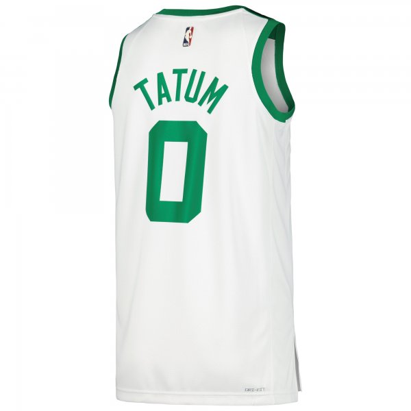 Men's Boston Celtics Jayson Tatum Nike White Swingman Player Jersey - Classic Edition