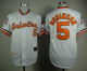 Men's Mitchell And Ness 1989 Baltimore Orioles #5 Brooks Robinson White Throwback Stitched MLB Jersey