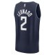 Youth LA Clippers Kawhi Leonard Fanatics Navy Fast Break Jersey - City Edition