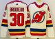 Men's #30 Martin Brodeur New Jersey Devils White NHL Jersey