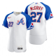 Men's Atlanta Braves #27 Fred McGriff White 2023 City Connect Flex Base Jersey