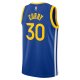 Unisex Golden State Warriors Stephen Curry Nike Royal Swingman Jersey - Icon Edition