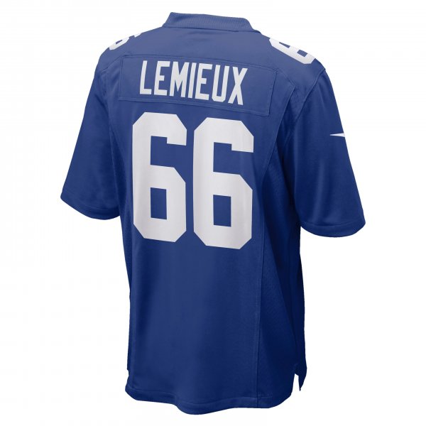 Men's New York Giants Shane Lemieux Nike Royal Game Jersey