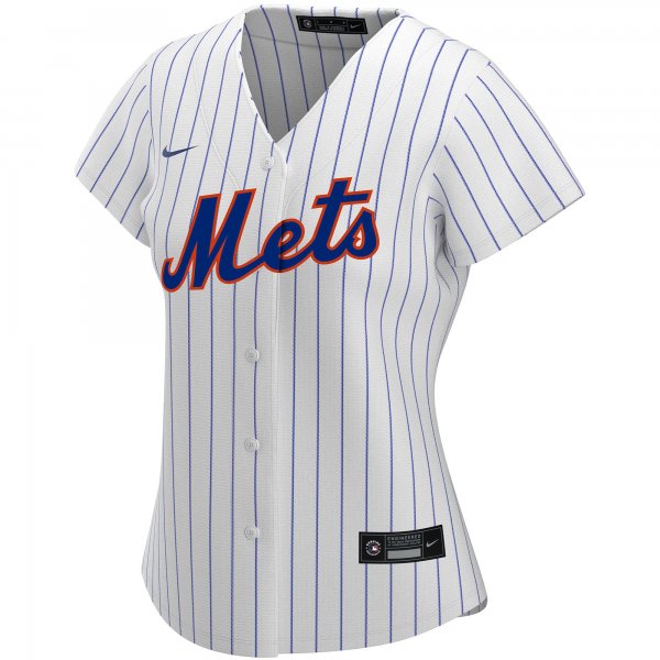 Women's New York Mets Nike White Home Replica Custom Jersey