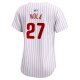 Women's Philadelphia Phillies Aaron Nola Nike White Home Limited Player Jersey