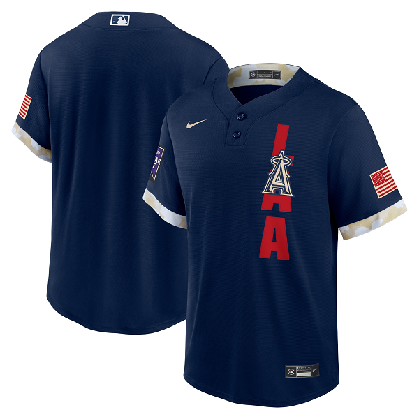 Men's Los Angeles Angels Nike Navy 2021 MLB All-Star Game Replica Jersey