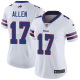 Nike Buffalo Bills #17 Josh Allen White Women's Stitched NFL Vapor Untouchable Limited Jersey