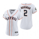 Women's Houston Astros Alex Bregman White 2022 World Series Cool Base Jersey