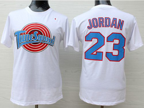 Space Jam Tune Squad #23 Michael Jordan White Stitched Basketball NBA Jersey