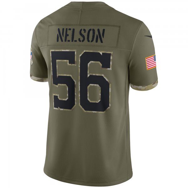 Men's Indianapolis Colts Nike Olive 2022 Salute To Service Limited Jersey