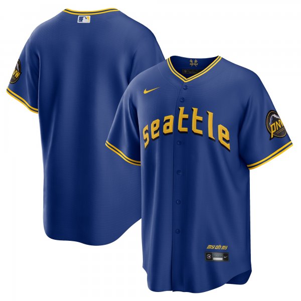 Men's Seattle Mariners  Nike Royal City Connect Replica Jersey