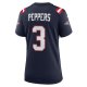 Women's New England Patriots Jabrill Peppers Nike Navy Game Jersey