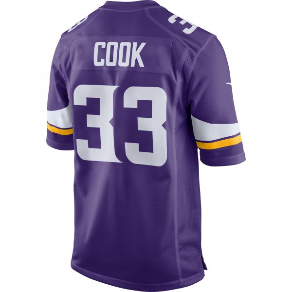 Men's Minnesota Vikings Dalvin Cook Nike Purple Player Game Jersey