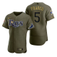 Men's Tampa Bay Rays #5 Wander Franco Camo 2021 Salute to Service Digital Flex Base Jersey