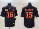 Youth Kansas City Chiefs #15 Patrick Mahomes Black Super Bowl LIX Fashion Vapor Limited Stitched Jersey