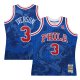 Men's Philadelphia 76ers Allen Iverson Mitchell & Ness Royal 1996/97 Hardwood Classics Asian Heritage 6.0 Swingman Throwback Player Jersey