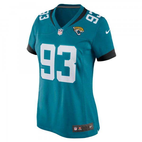 Women's Jacksonville Jaguars Tyler Lacy Nike  Teal Team Game Jersey