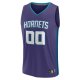 Youth Charlotte Hornets  Fanatics Purple Fast Break Replica Custom Jersey - Statement Edition