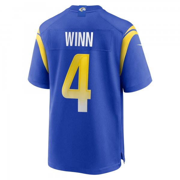 Men's Los Angeles Rams Dresser Winn Nike  Royal Team Game Jersey