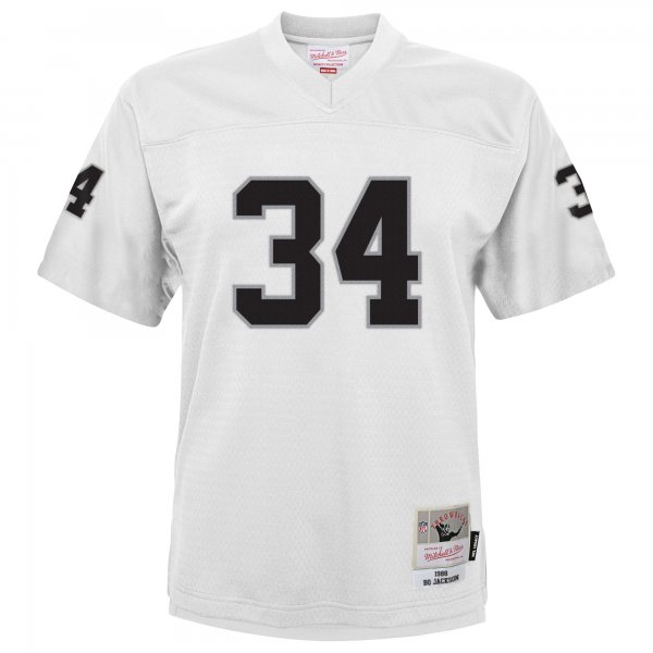 Youth Las Vegas Raiders Bo Jackson Mitchell & Ness White 1988 Retired Player Legacy Jersey