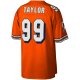 Men's Miami Dolphins Jason Taylor Mitchell & Ness Orange Big & Tall 2004 Retired Player Replica Jersey