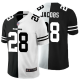 Men's Nike NFL Las Vegas Raiders #28 Josh Jacobs Black White Peaceful Coexisting 2020 Vapor Untouchable Stitched Limited Jersey