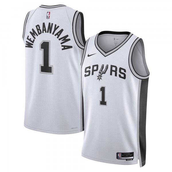 Unisex San Antonio Spurs Victor Wembanyama Nike White Swingman Jersey - Association Edition