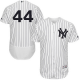 New York Yankees #44 Reggie Jackson White Strip Flexbase Collection Stitched MLB Jersey