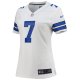 Women's Dallas Cowboys Trevon Diggs Nike White Game Jersey