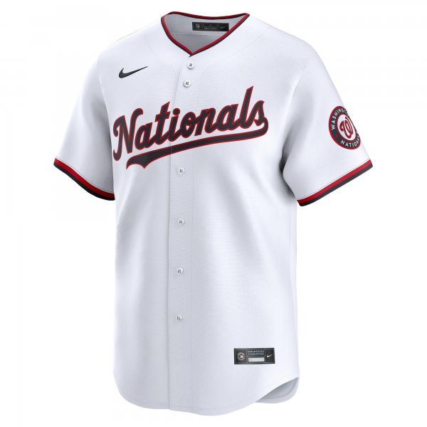 Youth Washington Nationals Nike White Home Limited Custom Jersey