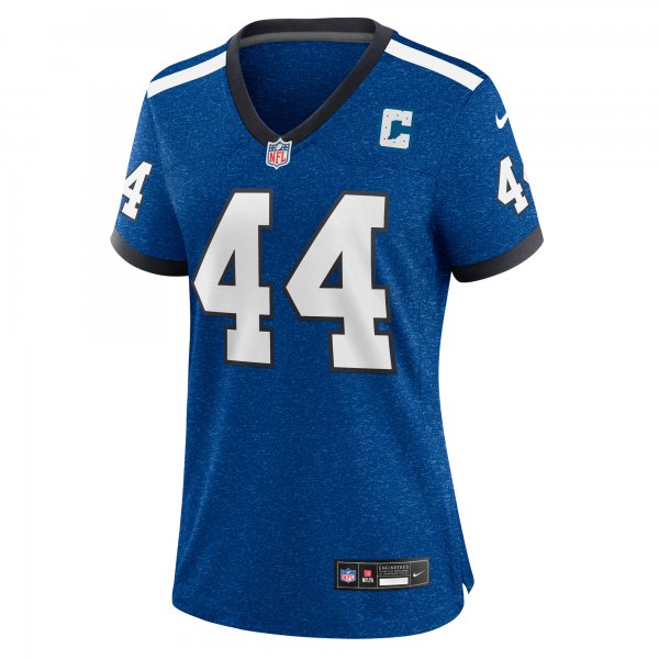 Women's Indianapolis Colts Dallas Clark Nike Royal Indiana Nights Alternate Game Jersey