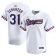 Men's Texas Rangers Max Scherzer Nike White 2024 Gold Collection Limited Player Jersey