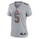 Women's San Francisco 49ers Trey Lance Nike Gray Atmosphere Fashion Game Jersey