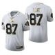 Kansas City Chiefs #87 Travis Kelce White Men's Stitched NFL Limited Golden Edition Jersey