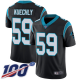 Carolina Panthers #59 Luke Kuechly Black Team Color Men's Stitched NFL 100th Season Vapor Limited Jersey