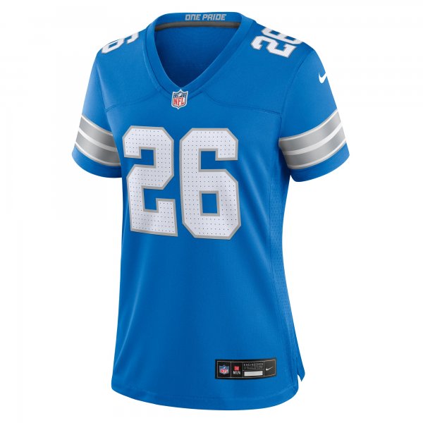 Women's Detroit Lions Jahmyr Gibbs Nike Blue Game Jersey