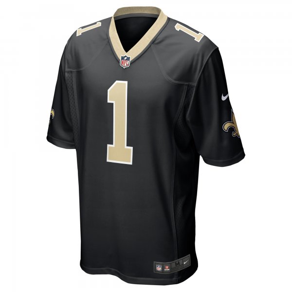 Men's New Orleans Saints Alontae Taylor Nike  Black Team Game Jersey