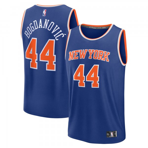 Youth New York Knicks Bojan Bogdanovic Fanatics Royal Fast Break Player Jersey - Icon Edition